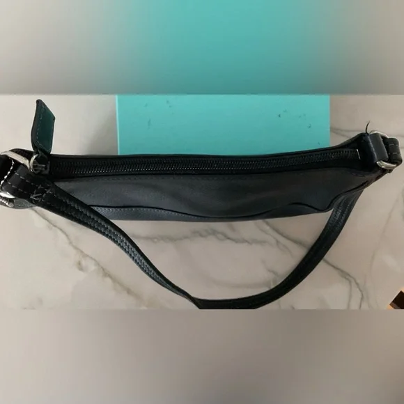 Tignanello Black leather small shoulder purse - Picture 12 of 12